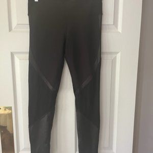 ALO Yoga Shine & Mesh High-Waisted Leggings Slimming Size L